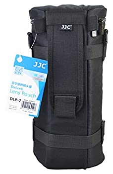 大勧め まとめ買い JJC DLP-7 130 x 310 mm Water Resistant Deluxe Lens Pouch with Strap - Black virtualexpocenters.com virtualexpocenters.com