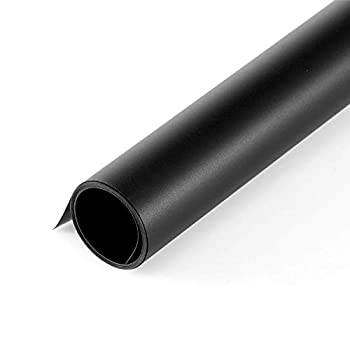 【中古】【輸入品・未使用】Meking 撮影用 PVC 背景布 バックペーパー 60cm x130cm　ブラック