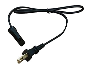 【中古】【輸入品・未使用】GE General Electric コーヒーパーコレーター電源コード 25P50 G4P50 A8P15 (2ピン) 36インチ