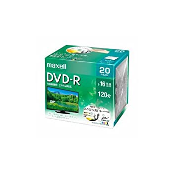 【中古】【輸入品・未使用】maxell 録画用 DVD-R 標準120分 16倍速 CPRM プリンタブルホワイト 20枚パック DRD120WPE.20S