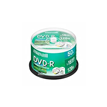 【中古】【輸入品・未使用】maxell 録画用 DVD-R 標準120分 16倍速 CPRM プリンタブルホワイト 50枚スピンドルケース DRD120WPE.50SP