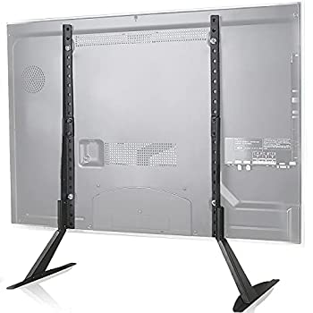 【中古】【インポート品・未当て嵌める】WALI ユニバーサルテレビスタンドテーブルトップ ほとんどの22~65inLCDフラットスクリーンテレビ VESA 最大限度800 x 400粍 黒いこと (TVS001)