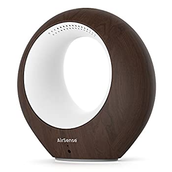 【中古】【輸入品・未使用】iBaby Airsense スマートベビーオーディオモニター 温度/湿度/VOC検出器 ダークウッド