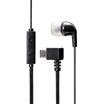 【中古】【インポート品・未当て嵌める】エレコム microUSB受話器 モノラル マイクロホン有 黒いこと EHP-MM100MBK