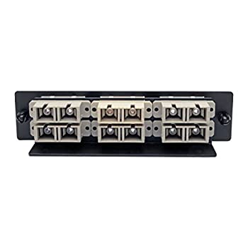 【中古】【インポート品・未当て嵌める】Tripp Lite Toolless Pass-Through Fiber Patch Panel MMF/SMF 6 SC Connectors - Patch panel - SC X 6 - black