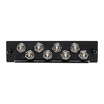 【中古】【インポート品・未当て嵌める】Tripp Lite Toolless Pass-Through Fiber Patch Panel MMF/SMF 8 ST Connectors - Patch panel - ST X 8 - black
