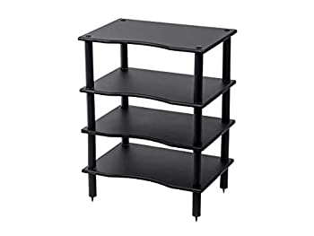 【中古】【輸入品・未使用】Monoprice Monolith by Monoprice 4 Tier Audio Stand (Black)