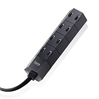 【中古】【輸入品・未使用】エレコム 電源タップ 回転式 hexa コンパクト 4個口 2m ブラック T-HX7-2420BK 12,000円