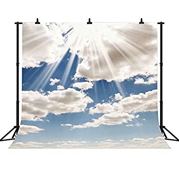 【中古】【輸入品・未使用】FHバックドロップ10?x 10ftブルースカイホワイトクラウドSunrise写真背景Nature Landscapeアウトドア旅行写真Studio小道具fh135|ムジカ&フェリーチェ店