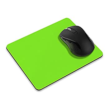 【中古】【輸入品・未使用】FINCIBO ノンスリップ長方形マウスパッド ソリッドグリーン 自宅 オフィス ゲームデスク用|ムジカ&フェリーチェ店