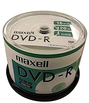 【中古】【輸入品・未使用】maxell 録画用DVD-R 1回録画用 CPRM対応 120分 16倍速対応 IJP対応ホワイト50枚 スピンドルケース DRD120SIPW.50SP