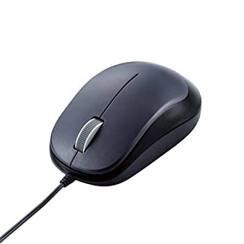 【中古】【輸入品・未使用】エレコム BlueLEDマウス EPRIM 有線 3ボタン ブラック M-Y8UBBK|ムジカ&フェリーチェ店