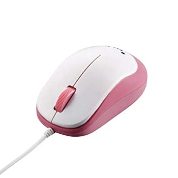 【中古】【輸入品・未使用】エレコム BlueLEDマウス EPRIM 有線 3ボタン ピンク M-Y8UBPN|ムジカ&フェリーチェ店