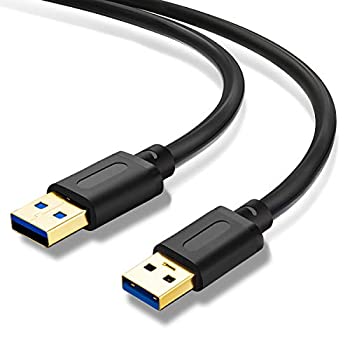 【中古】【輸入品・未使用】USB 3.0 A - A オスケーブル 3フィート USB - USB ケーブル USB オス-オスケーブル ダブルエンドUSB コード 金メッキコネクタ付き ハードドライ