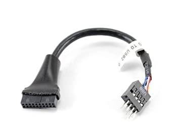 【中古】【輸入品・未使用】Greatgear USB 3.0 20-Pin Motherboard Header Female to USB 2.0 8-Pin Male Adapter (USB3-AD24) [並行輸入品]