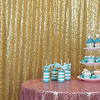 セット特別価格 輸入品 未使用 Gfcc ゴールドスパンコール背景カーテン 4フィートx7フィート スパンコールサテン背景 正規激安 Student Pb Pscnotes Com