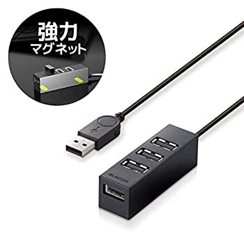 【中古】【輸入品・未使用】エレコム USBHUB2.0 機能主義 バスパワー 4ポート 100cm ブラック U2H-TZ427BBK｜ムジカ＆フェリーチェ店