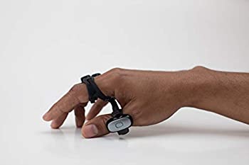 【中古】【インポート品・未当て嵌める】TAPWITHUS タップストラップ2 - ウェアラブルキーボード、二十日鼠とエアジェスチャーコントローラ L 大きさ 黒いこと