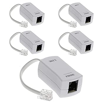 【中古】【インポート品・未当て嵌める】InstallerParts DSL水漉し - 牡-刃針 - DSLモデムからの差しつかえをとり捨てる 5 Pack 白いこと 35275