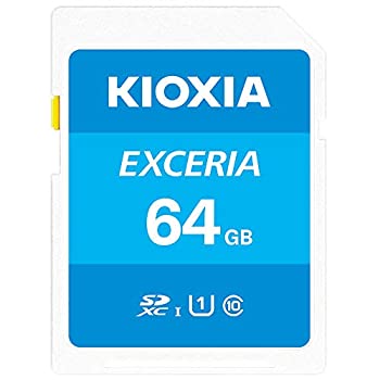 【中古】【輸入品・未使用】SDXC 64GB KIOXIA（旧東芝メモリー）EXCERIA 超高速UHS-I CLASS10 フルHD動画撮影 日本製[並行輸入品]
