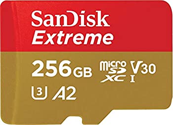 【中古】【輸入品・未使用】microSDXC 256GB SanDisk サンディスク Extreme UHS-1 U3 V30 4K Ultra HD A2対応 JNHオリジナルSDアダプター付【5年保証】 [並行輸入品]
