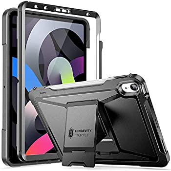 【中古】【輸入品・未使用】ZtotopCase iPad Air 第4世代用ケース 内蔵スクリーンプロテクター2層 耐衝撃 フル保護カバー ペンシルホルダー付き iPad 10.9インチケース 2020