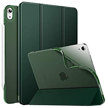 【中古】【輸入品・未使用】MoKoケース iPad Air 4 iPad Air 第4世代ケース 2020 10.9インチ スマート三つ折りスタンド スリムフォリオケース ソフトTPUつや消し半透明バッ