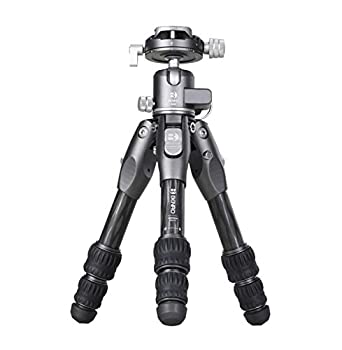 【中古】【インポート品・未当てはめる】Benro TR227CK玄武労働者階級カーボン衣料繊維ポータブルミニデスクトップ三脚ダブル見晴らし低興味の中心雲台登楼マクロ命令一眼レフマイクロシングル三脚書き割り【並行輸