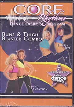 【中古】【輸入品・未使用】Core Rhythms Dance Excercise Program Buns Blaster & Thigh Combo Jumpin Jive / Swing Sensation Latin Dance Made Easy DVD｜ムジカ＆フェリーチェ店