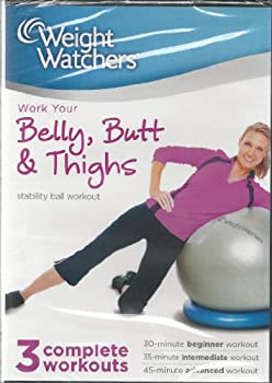 【中古】【輸入品・未使用】Weight Watchers Work Your Belly%カンマ% Butt & Thighs Stability Ball Workout 3 Complete Workouts|ムジカ&フェリーチェ店