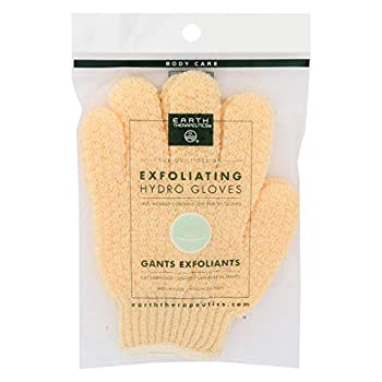 【中古】【インポート品・未当て嵌める】Earth Therapeutics Exofoliating Gloves Natural Pair (並行輸入品)