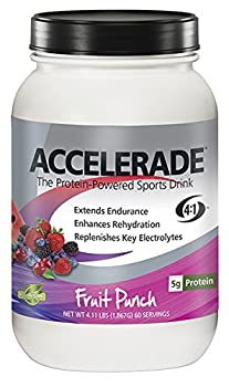 【中古】【輸入品・未使用】海外直送品Accelerade Sports Drink%ｶﾝﾏ% Fruit Punch (60 servings) 4.11 Lb by Endurox