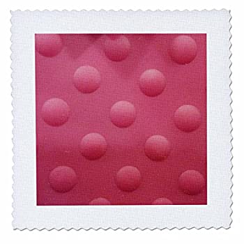 【中古】【輸入品・未使用】3dRose qs_35291_1 バンピーレッドラバーキルト正方形、10 x 10インチ|ムジカ&フェリーチェ店