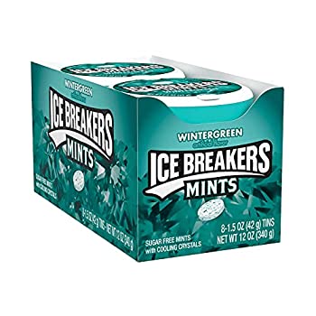 【中古】【輸入品・未使用】ICE BREAKERS Mints (Wintergreen%カンマ% Sugar Free%カンマ%1.5-Ounce Containers%カンマ% Pack of 8) by Ice Breakers画像