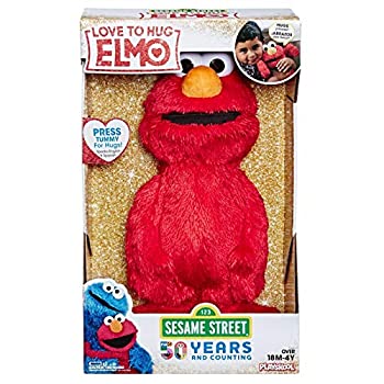 【中古】【輸入品・未使用】Sesame Street Love to Hug Elmo Plush セサミストリート ハグエルモぬいぐるみ 英語とスペイン語で話す [並行輸入品]