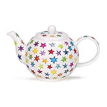 【中古】【輸入品・未使用】Dunoon Mugs - Starburst- Fine Bone China Teapot (TP-STAR-SM)スターバースト-ファインボーンチャイナティーポット 750ml - 並行輸入品|ムジカ&フェリーチェ店