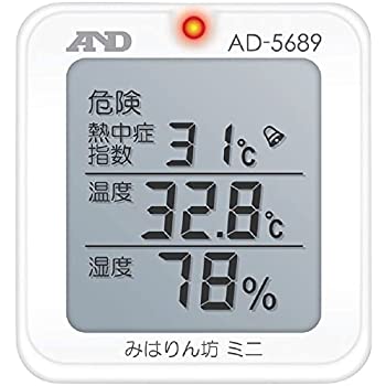 【中古】【輸入品・未使用】A&D 熱中症指数モニター AD-5689(みはりん坊ミニ)