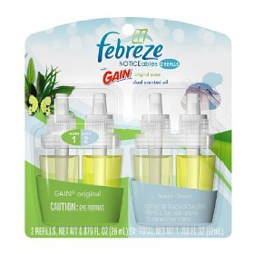 【中古】【インポート品・未当て嵌める】Febreze ファブリーズNOTICEables、デュアルオイルウォーマー用芳ばしさの油絵の具詰め替え品 2個 並行輸入品