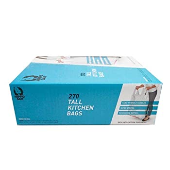 【中古】【輸入品・未使用】Handle Trash Bag%ｶﾝﾏ% Hippo Sak with Power Strip%ｶﾝﾏ% 13 Gallon Tall Kitchen%ｶﾝﾏ% 270 Count by Hippo Sak