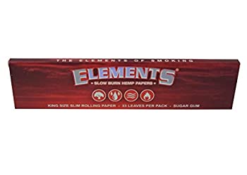 【中古】【インポート品・未当て嵌める】5 booklets Elements King Size slim Papers from Hemp 110粍 巻紙 エレメンツ5冊仕掛ける [並行輸入品]