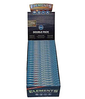 【中古】【インポート品・未当て嵌める】25 booklets Elements エレメンツ Ultra Thin Rice Rolling Papers 70粍 Single Wide Double Pack エレメンツ レギュラー大きさ ローリングペー