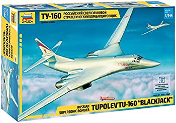 【中古】【輸入品・未使用】ズベズダ 1/144 ソ連軍 ツポレフ TU-160 超音速爆撃機 プラモデル ZV7002|ムジカ&フェリーチェ店