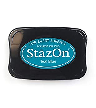 【中古】【輸入品・未使用】StazOn Solvent Ink Pad-Teal Blue (並行輸入品)｜ムジカ＆フェリーチェ店