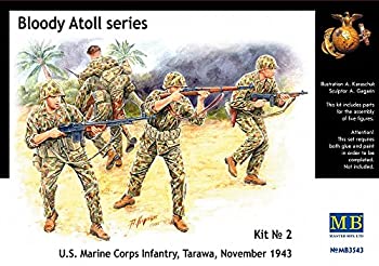 【中古】【輸入品・未使用】Masterbox 1:35 Scale %ﾀﾞﾌﾞﾙｸｫｰﾃ%bloody Atoll Series. Kit No 2%ﾀﾞﾌﾞﾙｸｫｰﾃ%. Us Marine Corps Infantry