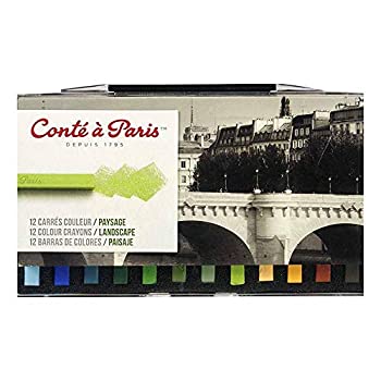 【中古】【インポート品・未当てはめる】コンテ・ア・パリ カレコンテ 色合い 可塑性物質ボックス席 ランドスケープセット 12色仕かける 50130