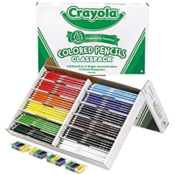【中古】【輸入品・未使用】Colored Woodcase Pencil Classpack%ｶﾝﾏ% 3.3 mm%ｶﾝﾏ% 12 Assorted Colors/Box