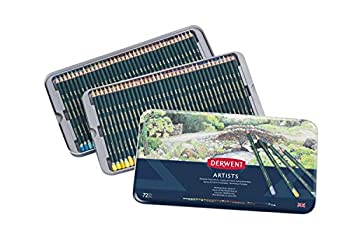 【中古】【インポート品・未当て嵌める】ダーウェント 色鉛筆 絵書き 色つや鉛筆 72色書き割り 32097