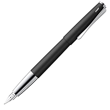 【中古】【輸入品・未使用】LAMY Studio ブラック 極細万年筆 (L67EF)