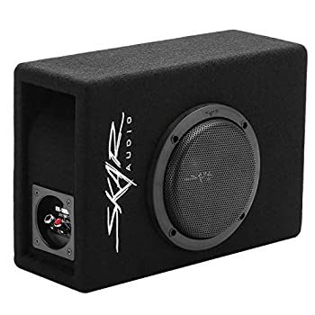 【中古】【輸入品・未使用】Skar Audio EVL-1X65D4-V-LP 6.5インチ 400ワット ロープロファイル スロットポート 搭載カーサブウーファーエンクロージャー