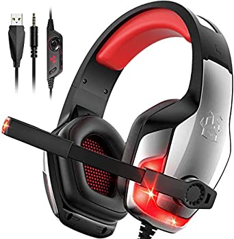 【中古】【輸入品・未使用】HunterSpider ゲーム用ヘッドセット PS4 Sony PSP用 ノイズキャンセリングゲーム用ヘッドセット マイク&LEDライト付き ゲーミングヘッドフォン P|ムジカ&フェリーチェ店